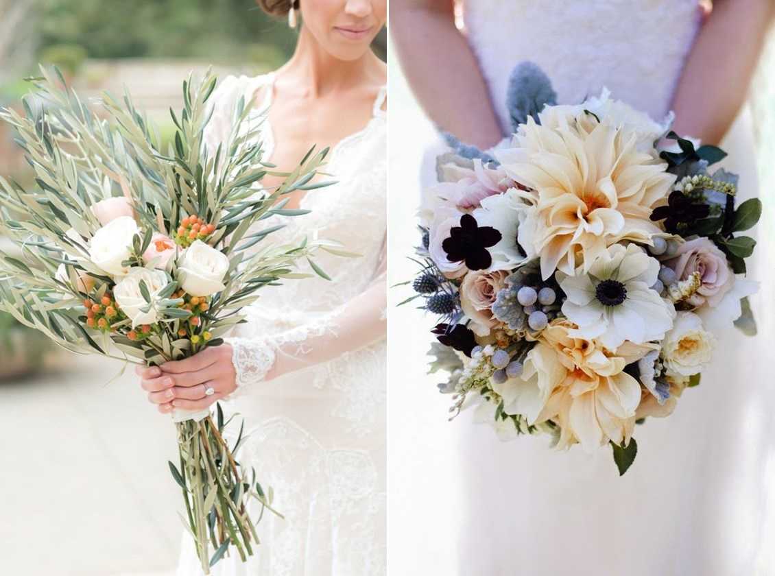 Модные свадебные букеты 2022 - как выбрать цветы для невесты