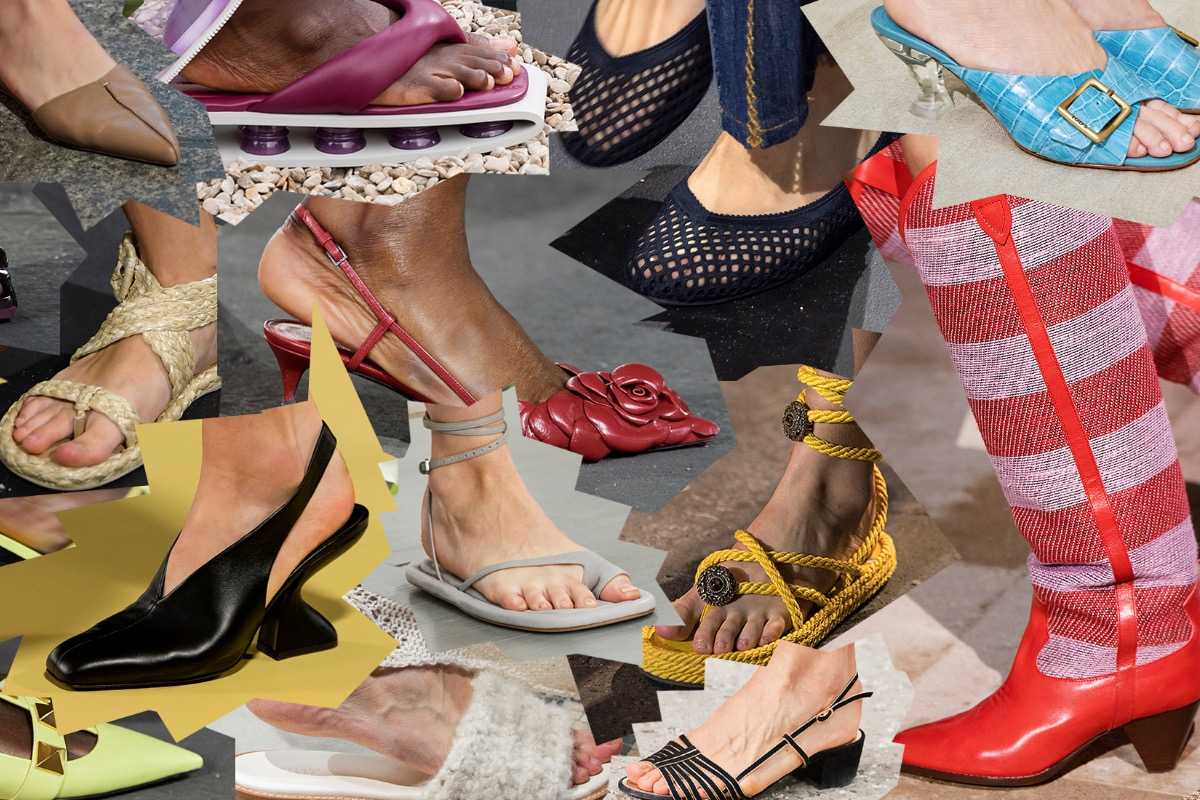 Какие туфли будут в моде в 2018 году сезоне весна-лето Смотрите обзор модных тенденций и новинок Самые красивые и модные туфли - лодочки, на низком ходу, стильные модели с носком и др