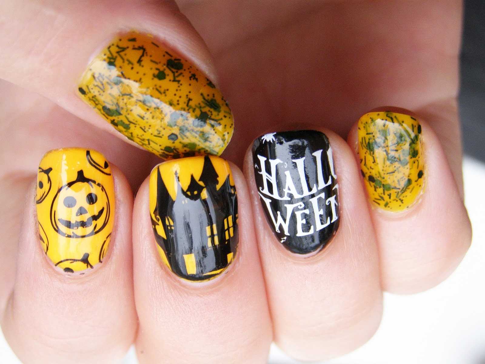 Маникюр на хэллоуин: лучшие фото и идеи рисунков на ногти