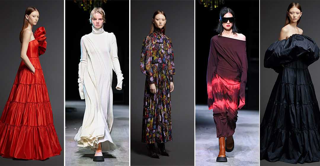 Модные вечерние платья 2022 года: основные тенденции, новинки, фото трендов