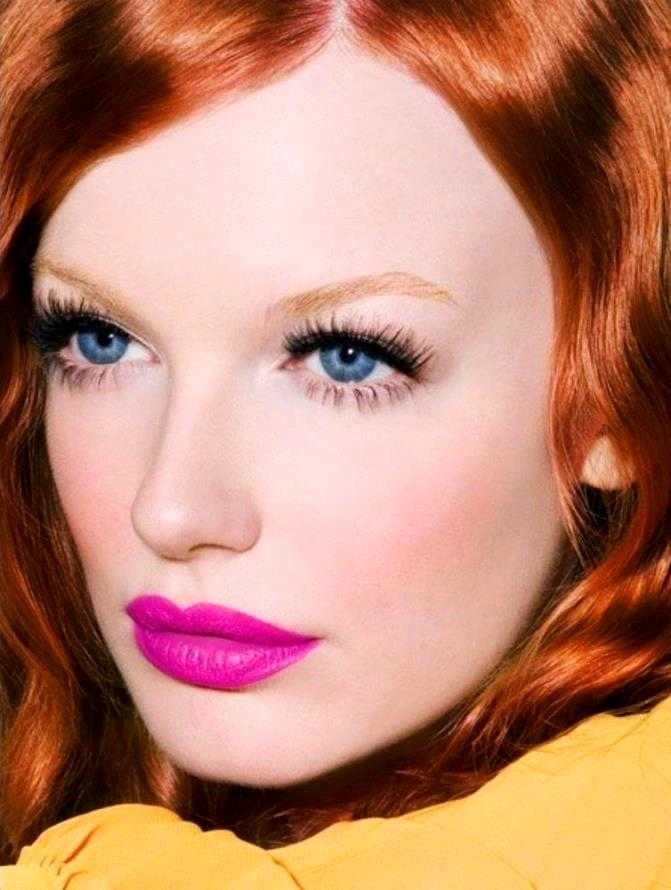 Гармоничный макияж глаз для рыжих волос — как подобрать оттенки?