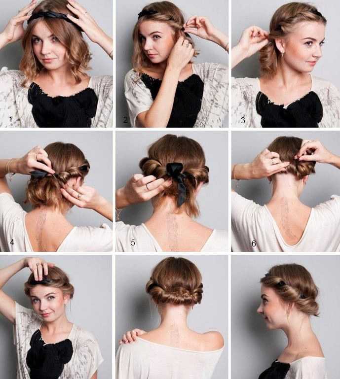 Прически для средних волос самой себе: 100 фото модных идей