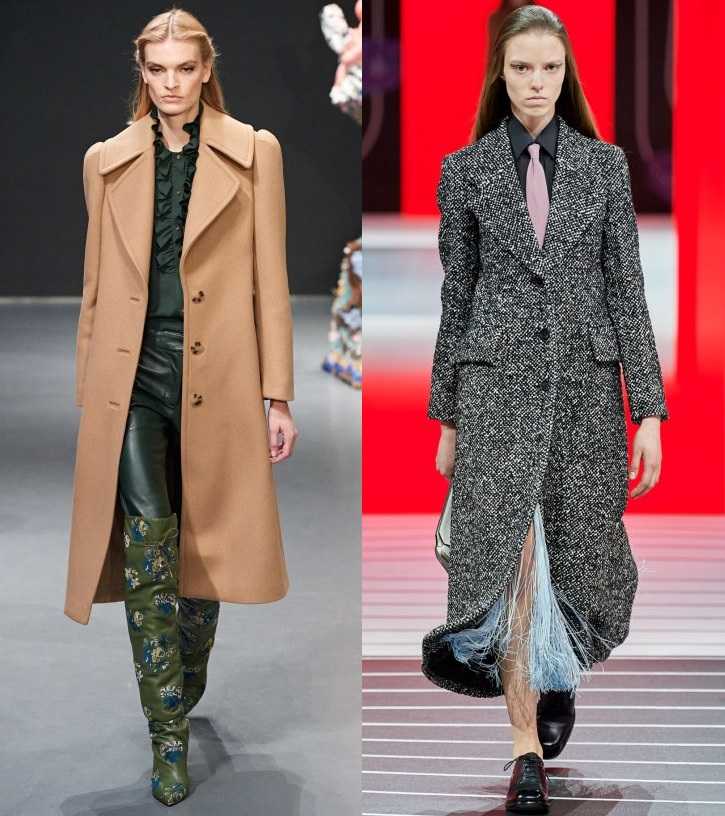 Модные пальто на весну 2021
