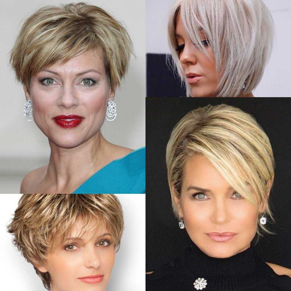 Стрижки на средние волосы 2021 - женские: фото после 40 лет, красивые, с челкой и без