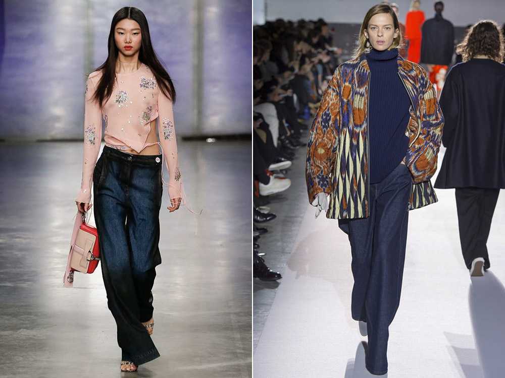 Модные брюки осень-зима 2018-2019 и стильные женские джинсы