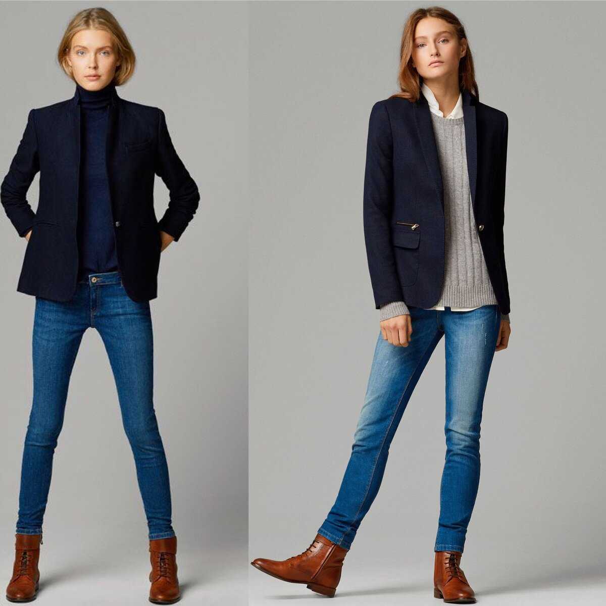 Стильные образы с голубыми джинсами: что всегда в моде