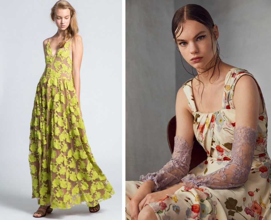 100 модных новинок: фасоны платьев весна - лето 2018 года с фото