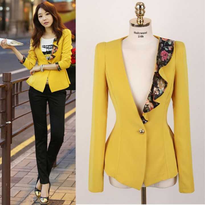 Модные рекомендации: с чем носить желтый пиджак (70 + фото) – каблучок.ру