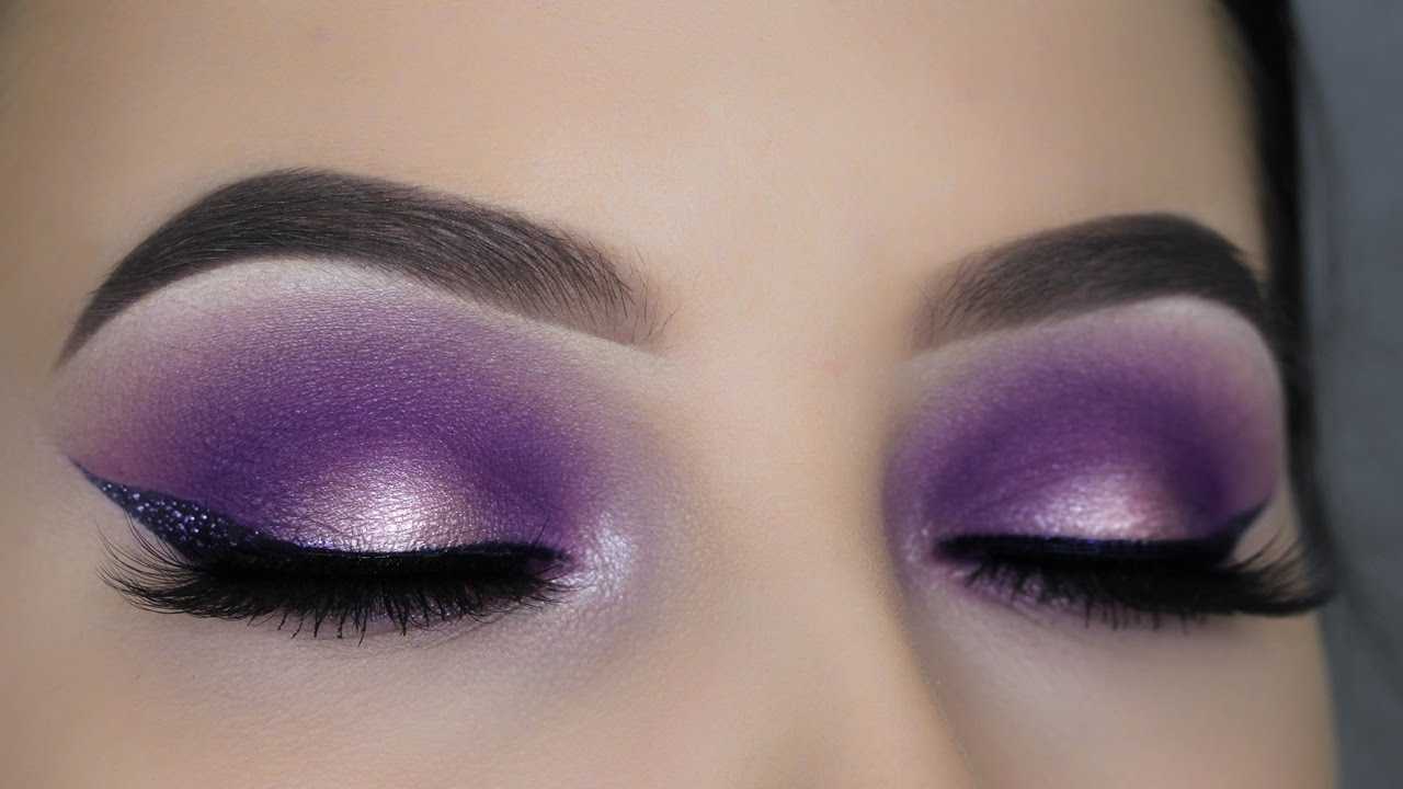 Фиолетовый макияж - основные моменты в создании трендового макияжа. как подобрать фиолетовые тени?