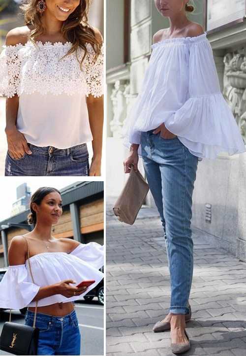 С чем носить белую блузку — фото примеры