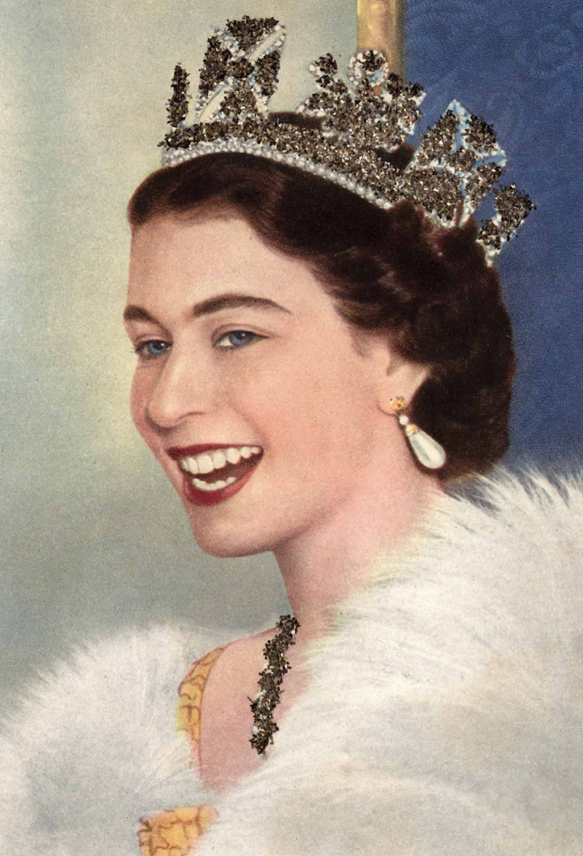 Английская Королева Елизавета 2 в молодости