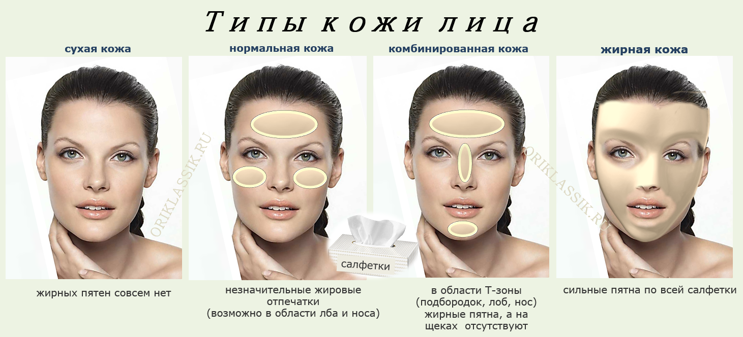 Как отличить т. Типы кожи лица. Определить Тип кожи. Нормальная и комбинированная кожа.